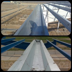 نمونه نصب ورق آبرو