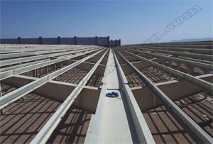 نمونه نصب ورق آبرو - ساندویچ پانل